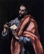Apostle St Paul, GRECO, El
